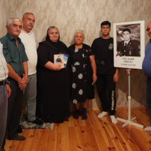 QHT sədri Qazax rayonunda şəhid ailələrinə göstərilən diqqəti yüksək qiymətləndirib